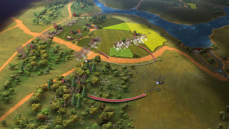 Seemingly complex flanking moves are pulled off simply by holding the left mouse button and “painting” on the screen.